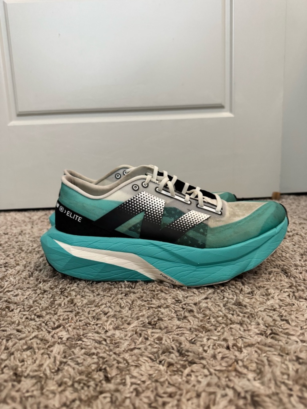 New Balance FuelCell Supercomp Elite V4 Men’s 9 Teal Running Shoe